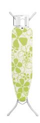 Brabantia Ironing Board 110 X 30cm (A) Steam Iron Rest 22mm Frame White - Green Spring