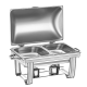Tramontina Rectangular Chafing with Hinged Lid 2x1/2, 8.42L / 7.07kg (FREE BBQ King Lighter Gel & Tescoma Space Line Spout Pouring Ladle worth RM34.80)