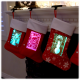 Igloo Yew Pop Lights Hldy Stocking (Red Fleece/Snowman/Reindeer)