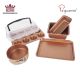Copper Diamond Bakeware Set