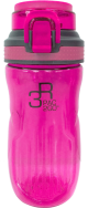 La gourmet PAC2GO 0.5L Tritan Sassy Collection with Straw Cap Hydration Bottle - Magenta