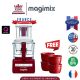 Magimix Compact 3200XL-Red (FREE 4pcs x Emile Henry Ramekin N9 -  Burgundy)