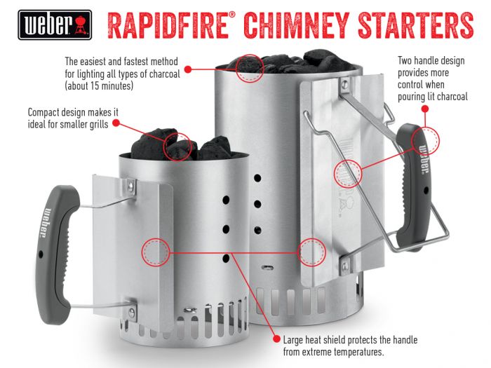 Weber Large Rapidfire Chimney Starter