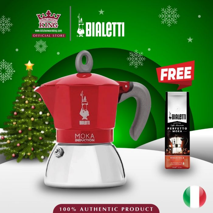 Buy Bialetti New Moka Induction 4 Cup Espresso maker Red