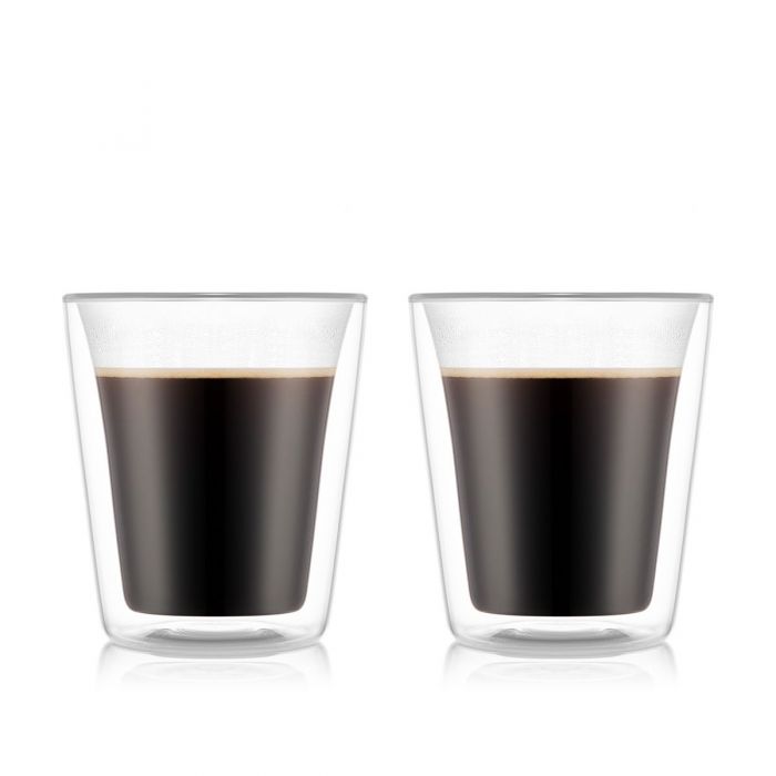 Bodum Canteen Double Wall Espresso/Shot Glass, Set of 2